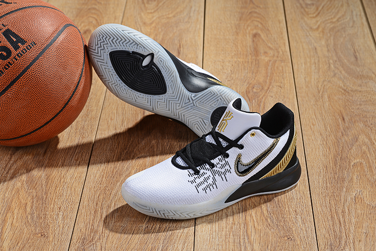 Nike Kyrie Irving Flytrap 2 White Gold Black Basketball Shoes